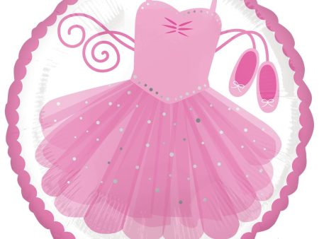 Ballerina Tutu Foil Balloon 18in For Cheap