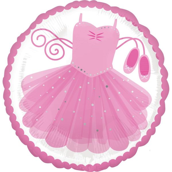 Ballerina Tutu Foil Balloon 18in For Cheap