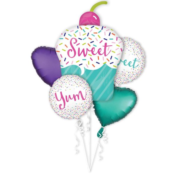 Sweet & Treats Balloon Bouquet 5pcs For Cheap