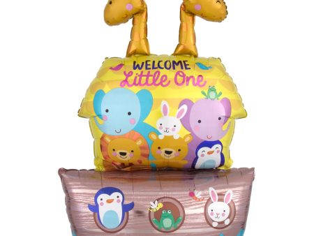 Baby Shower Noah s Ark Foil Balloon 43in For Discount