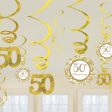 50th Anniversary Swirl Decoration Value Pack Cheap