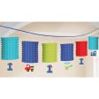 All Aboard Birthday Paper Lantern Garland 12ft Sale