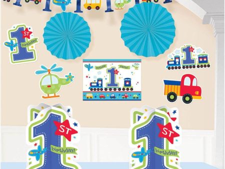 All Aboard Birthday Room Decorating Kit For Cheap