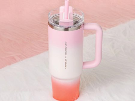 Starbucks Hong Kong - STANLEY x STARBUCKS THE QUENCHER H2.0 30OZ - PINK GRADIENT Discount