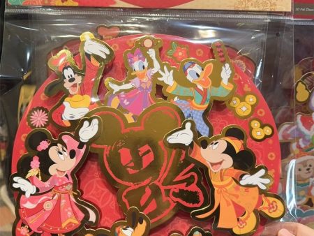 HKDL - Chinese Lunar New Year 2025 Collection x Mickey & Friends New Year Decoration 3D Fai Chun For Cheap