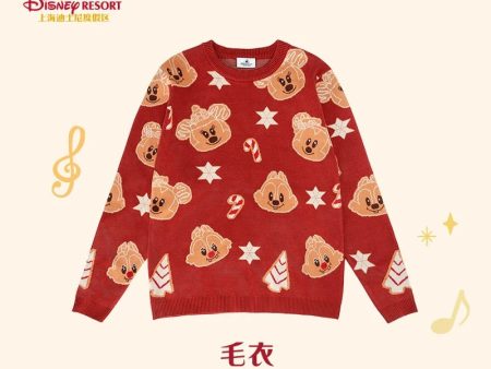 SHDL - Mickey & Friends  Gingerbread Man  2024 Collection x Mickey & Friends Sweater for Adults Supply