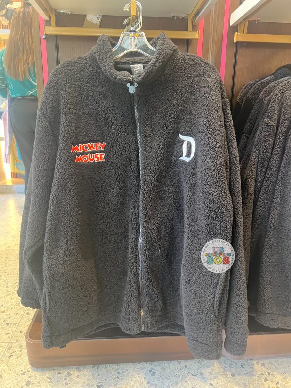 DLR WDW - Cakeworthy Mickey Mouse Black Sherpa Jacket (Adult) on Sale