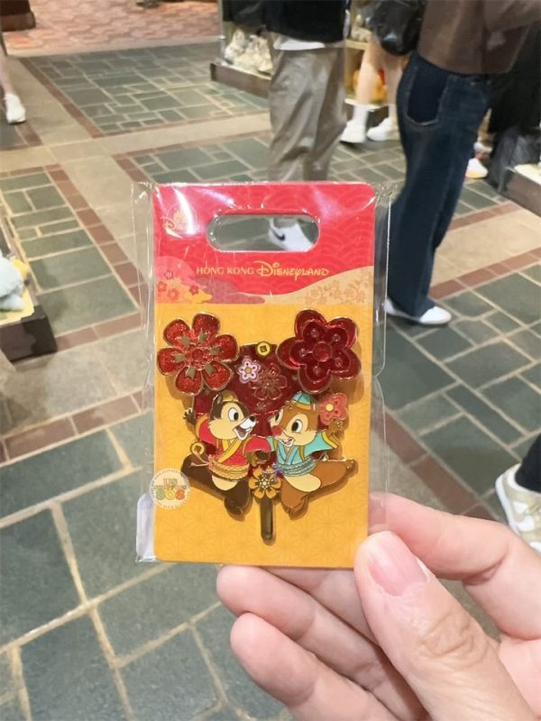 HKDL - Chinese Lunar New Year 2025 Collection x Chip & Dale Pin Badge For Discount