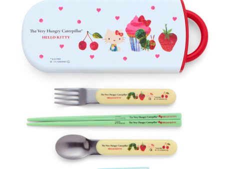 Japan Sanrio - Hello Kitty Very Hungry Caterpillar Lunch Trio Set For Discount