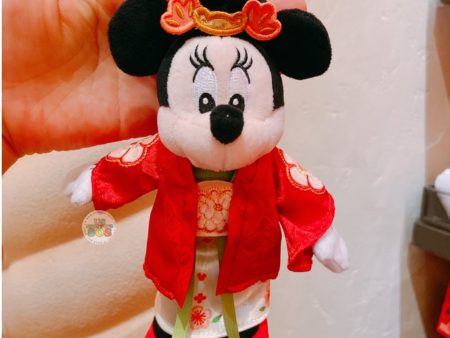 SHDL - Mickey & Friends Lunar New Year 2025 Collection x Minnie Mouse Plush Keychain on Sale