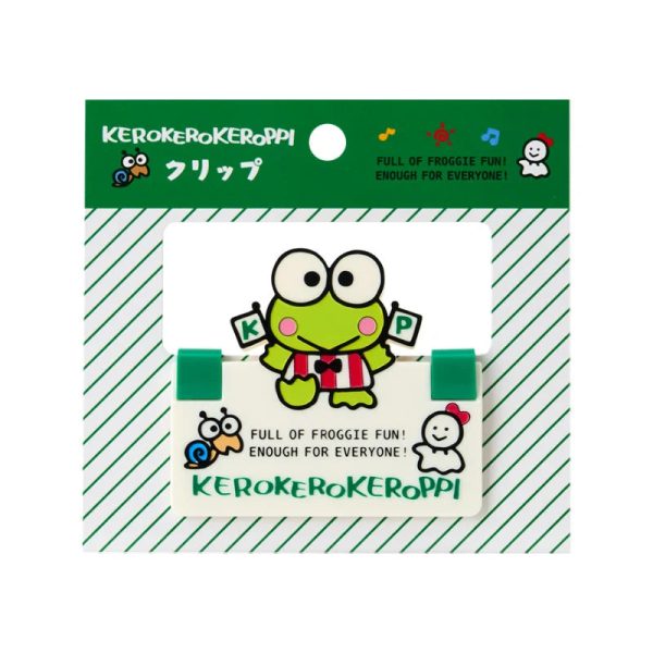 Japan Sanrio - Kero Kero Keroppi Clips (Everyday items, Sanrio forever) Hot on Sale