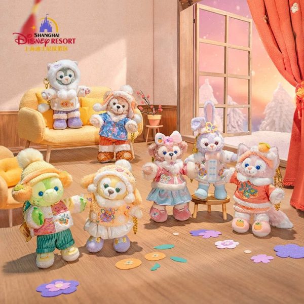 SHDL - Duffy & Friends Lunar New Year 2025 x StellaLou Plush Keychain Supply