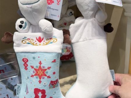 HKDL - World of Frozen Olaf & Marshmallow Christmas Stocking Online