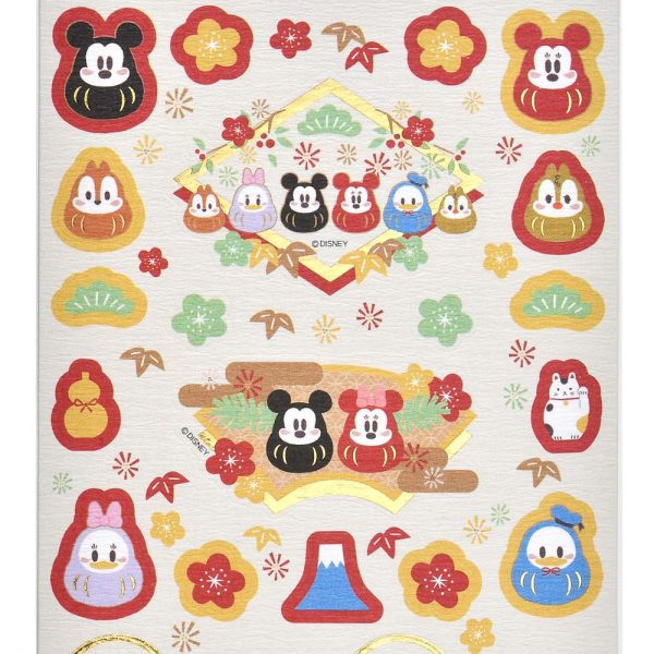 JDS - New Year 2025 - Mickey & Friends Seal Sticker Japanese Paper Style Sticker (Release Date: Dec 6, 2024) on Sale