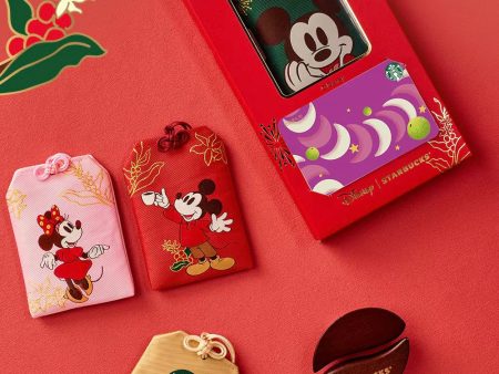 Starbucks China x Disney - Chinese New Year 2025 - 8S. Lucky Charm Set (Gift Card is not Included) Online now