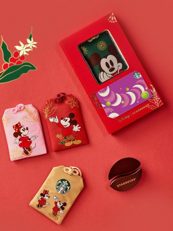 Starbucks China x Disney - Chinese New Year 2025 - 8S. Lucky Charm Set (Gift Card is not Included) Online now