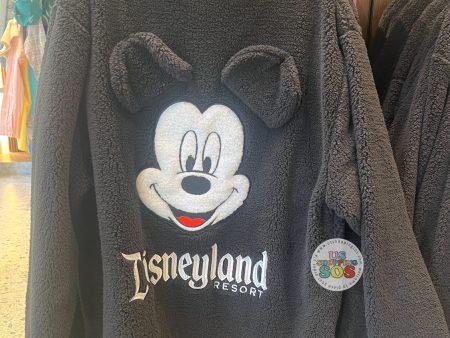 DLR WDW - Cakeworthy Mickey Mouse Black Sherpa Jacket (Adult) on Sale