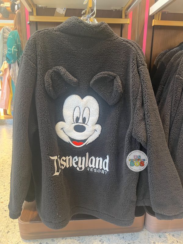 DLR WDW - Cakeworthy Mickey Mouse Black Sherpa Jacket (Adult) on Sale