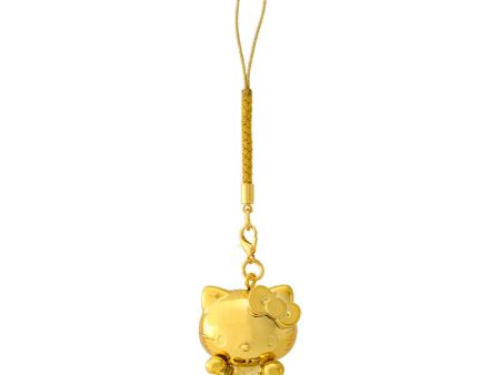 Japan Sanrio - Hello Kitty Shiny Gold Netsuke Cheap