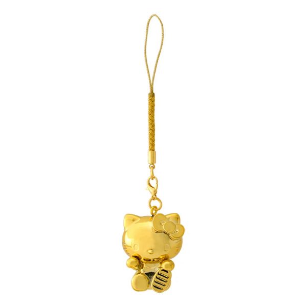 Japan Sanrio - Hello Kitty Shiny Gold Netsuke Cheap