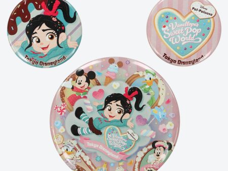 TDR - Vanellope s Sweets Pop World Collection x Vanellope & Disney Friends Button Badges Set (Release Date: Jan 14, 2025) For Discount