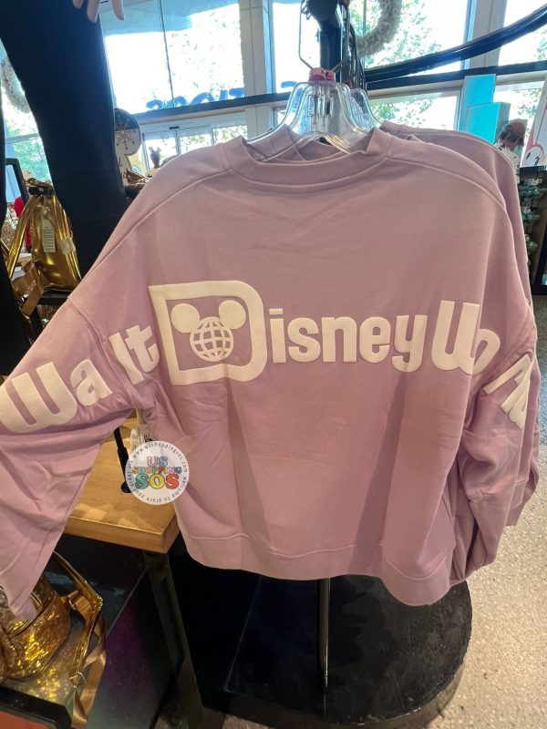 DLR WDW - Mickey & Retro Vacation Icon Lavender Drop Shoulder Pullover (Adult) Fashion