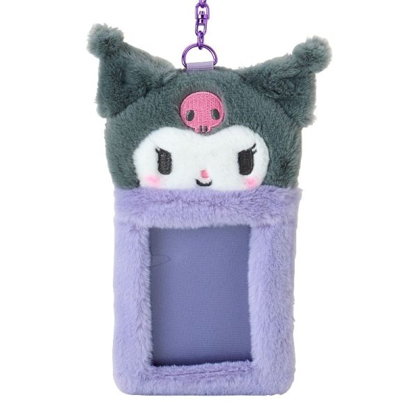 Japan Sanrio - Kuromi Boa Fabric Trading Card Holder (Enjoy Idol) Sale