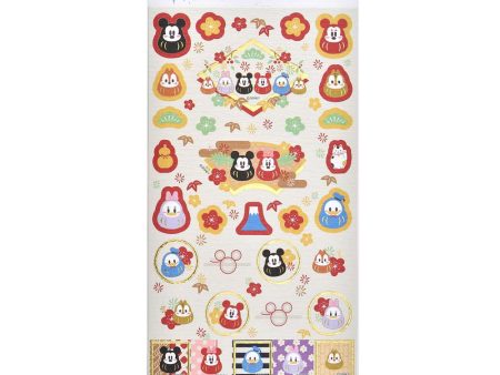 JDS - New Year 2025 - Mickey & Friends Seal Sticker Japanese Paper Style Sticker (Release Date: Dec 6, 2024) on Sale