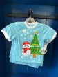 Universal Studios - Super Nintendo World Christmas 2024 - Mario Snowman Light Blue Crew Neck T-shirt (Youth) Online