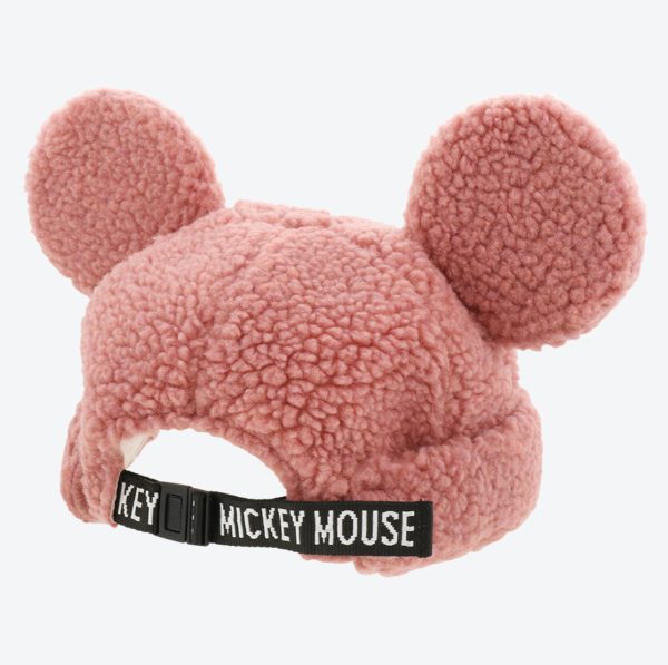 TDR - Fluffy Fluffy Warm Goods x Mickey Mouse Faux Sherpa Hat with Ear (Color: Pink) (Release Date: Oct 26) Fashion