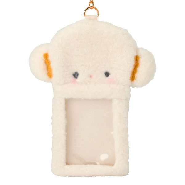 Japan Sanrio - Cogimyun Boa Fabric Trading Card Holder (Enjoy Idol) For Sale