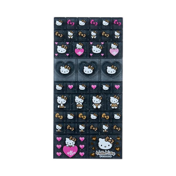 Japan Sanrio - Hello Kitty 90s Tile Sticker (Leopard) Supply