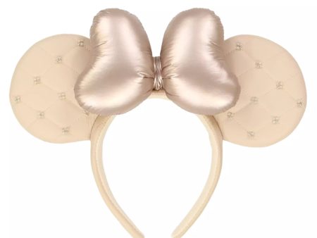 TDR - Minnie Mouse   Diamond Embossed  Ear Headband Color: Gold (Release Date: Nov 28, 2024) Supply