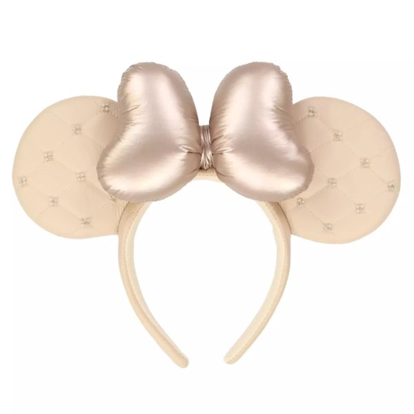 TDR - Minnie Mouse   Diamond Embossed  Ear Headband Color: Gold (Release Date: Nov 28, 2024) Supply