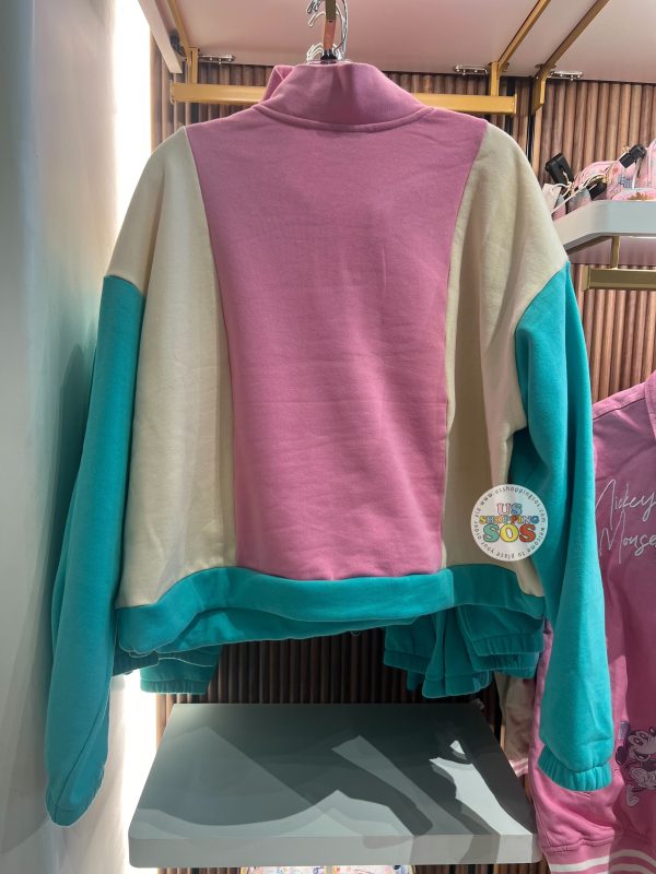 DLR WDW - Her Universe The Original Mickey Pink Cream Teal Pullover (Adult) Online