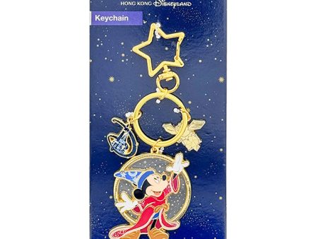 HKDL - Fantasia 2000 Sorcerer Mickey Metal Keychain Online Hot Sale