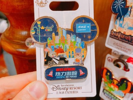 SHDL - Park Attraction Collection x Judy Hopps, Nick Wilde & Bellwether ‘Zootopia: Hot Pursuit’ Pin For Sale