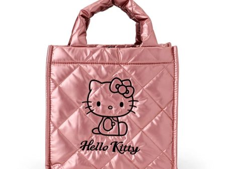 Japan Sanrio - Hello Kitty Metallic Quilted Cube Bag Online