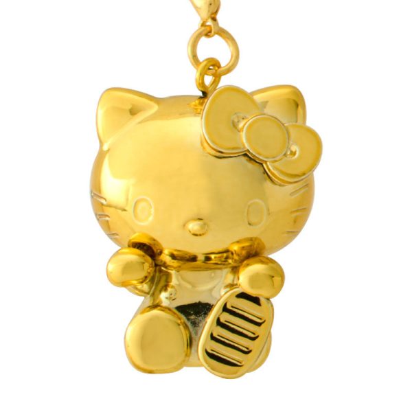 Japan Sanrio - Hello Kitty Shiny Gold Netsuke Cheap