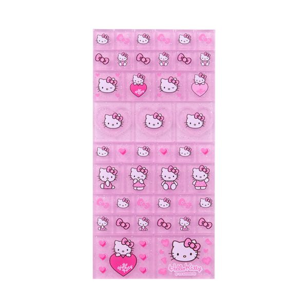 Japan Sanrio - Hello Kitty 90s Tile Sticker (Leopard) Pink Hot on Sale