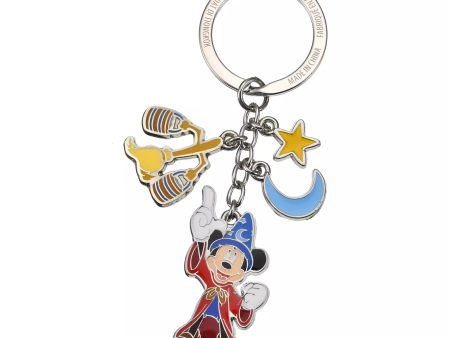 JDS - Fantasia Mickey & Broom Key Holder Key Chain Fashion