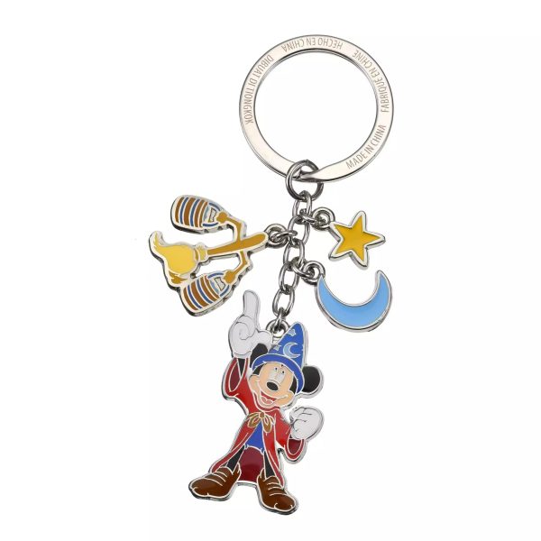 JDS - Fantasia Mickey & Broom Key Holder Key Chain Fashion