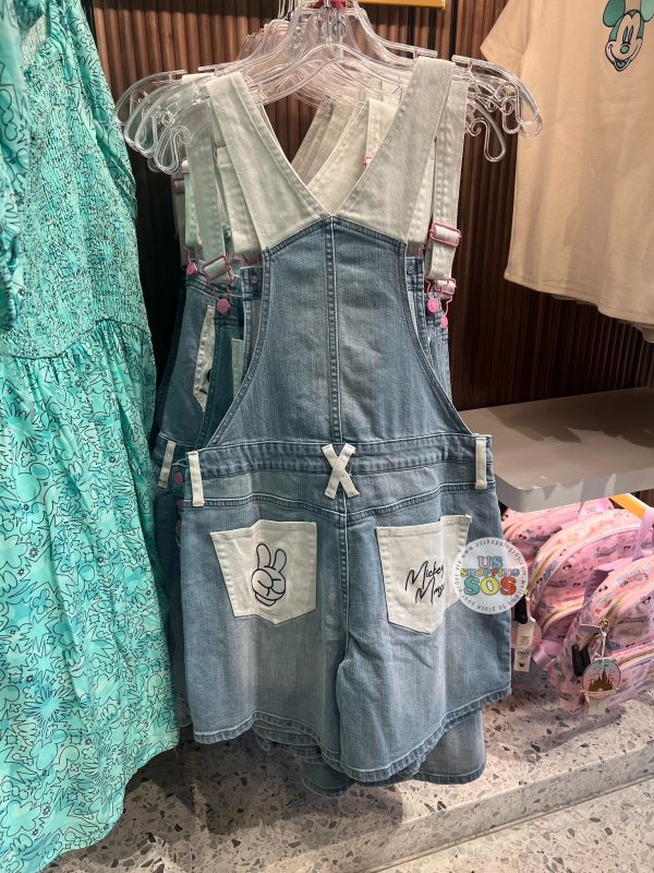 DLR WDW - Her Universe The Original Mickey Denim Shortalls (Adult) on Sale