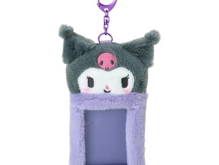 Japan Sanrio - Kuromi Boa Fabric Trading Card Holder (Enjoy Idol) Sale