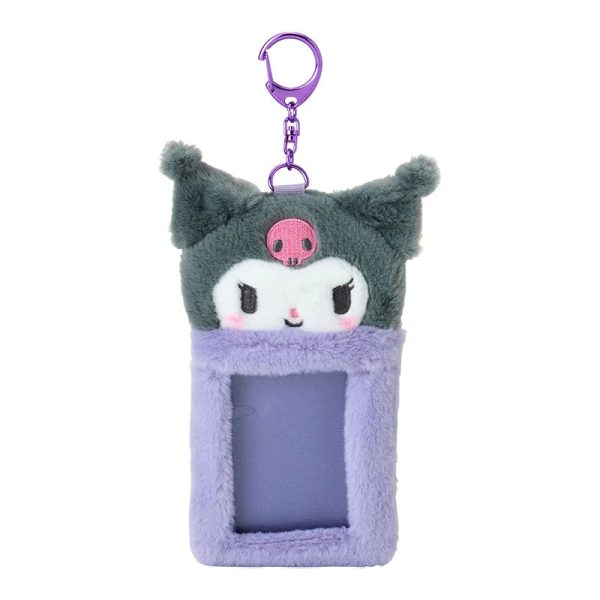 Japan Sanrio - Kuromi Boa Fabric Trading Card Holder (Enjoy Idol) Sale