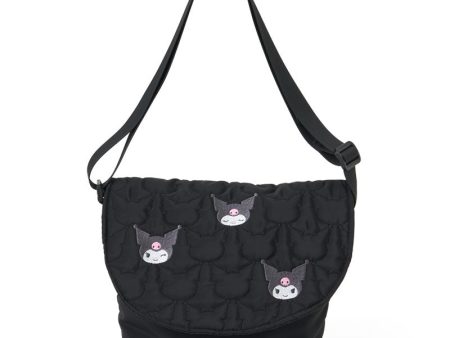 Japan Sanrio - Kuromi Quilted Shoulder Bag Online Sale