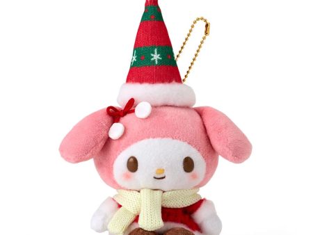 Japan Sanrio - My Melody Plush Keychain (Christmas) Supply