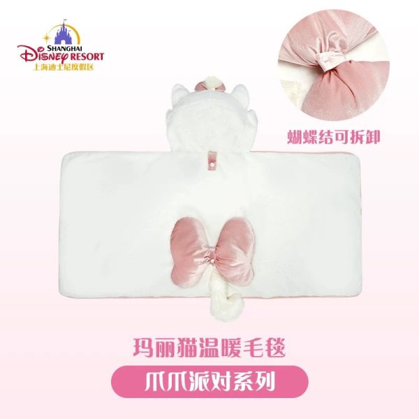 SHDL - Disney Cats  Paw Paw  Party x Marie Multi-Functions Blanket Online Hot Sale