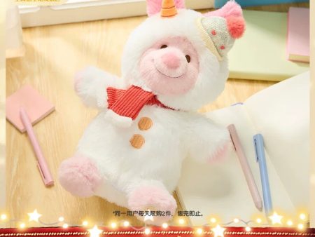 SHDL - Winnie the Pooh & Friends Winter 2024 x Piglet Plushy Stationary Bag & Hand Puppet Online Sale