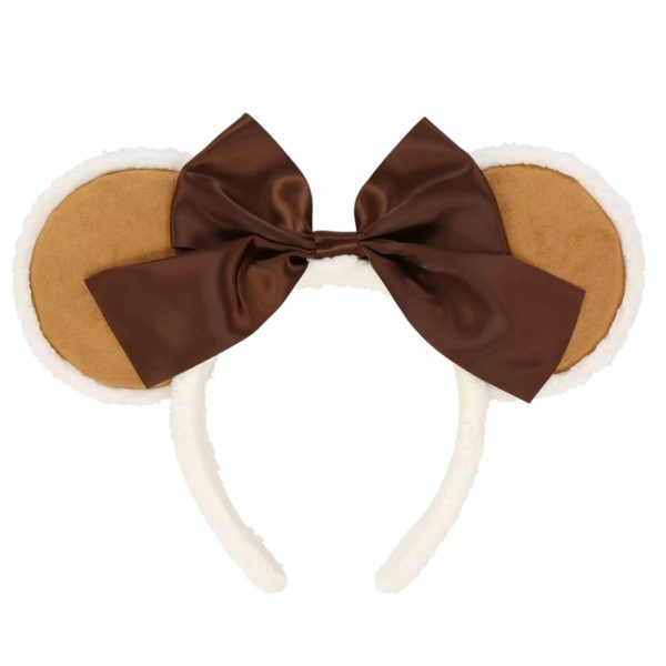 TDR - Minnie Mouse  Suede  Leather Fluffy Ear Headband (Release Date: Nov 28, 2024) For Cheap